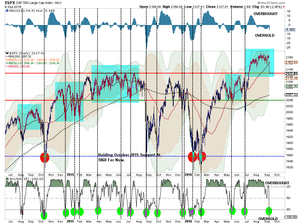 , Volatility Makes An Appearance 09-09-16