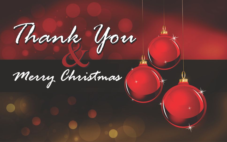 , Just A Note Of Thanks &#038; The Joy Of Christmas