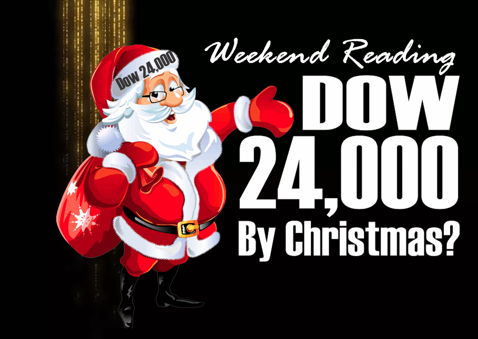 , Weekend Reading: 24000 By Christmas?