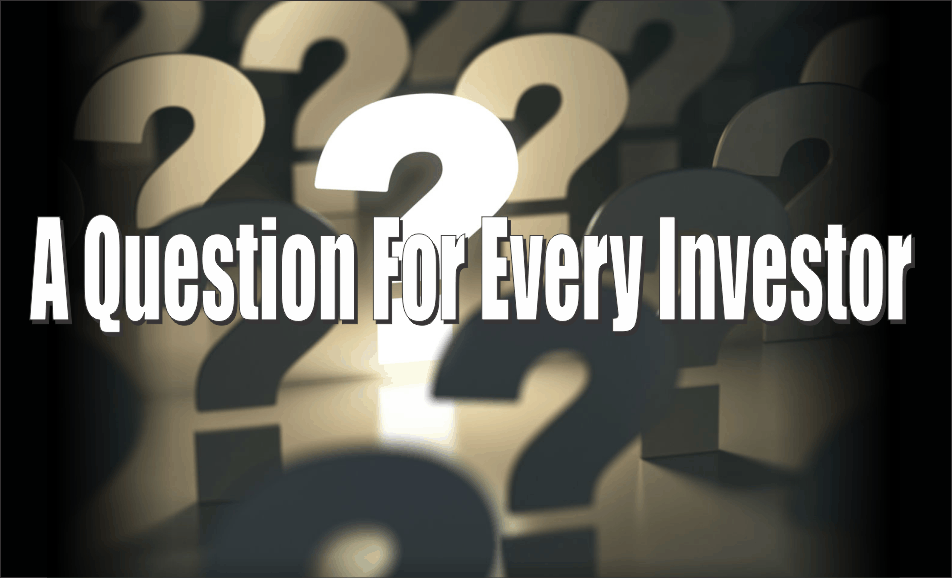 , A Question for Every Investor