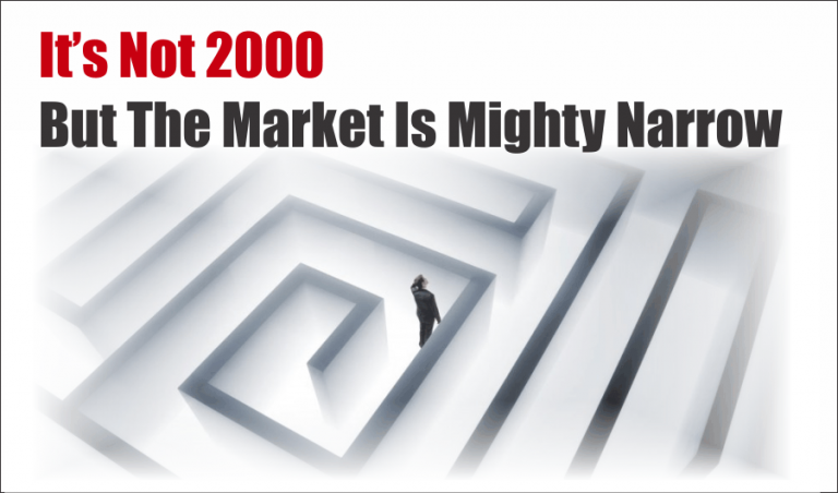 It’s Not 2000, But The Market Is Mighty Narrow Again