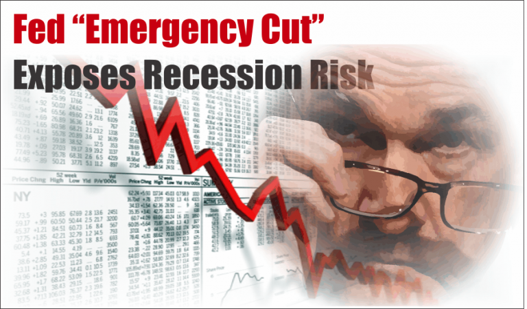 #MacroView: Fed’s “Emergency Rate Cut” Reveals Recession Risks