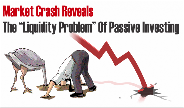 Market Crash Reveals The “Liquidity Problem” Of Passive Investing