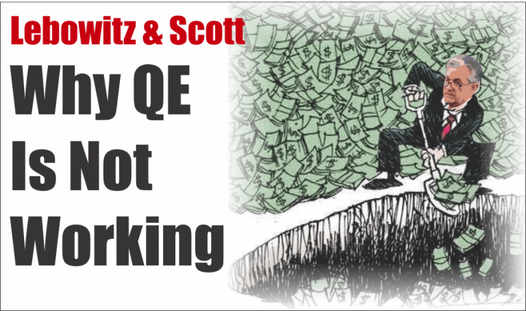 Why QE Is Not Working
