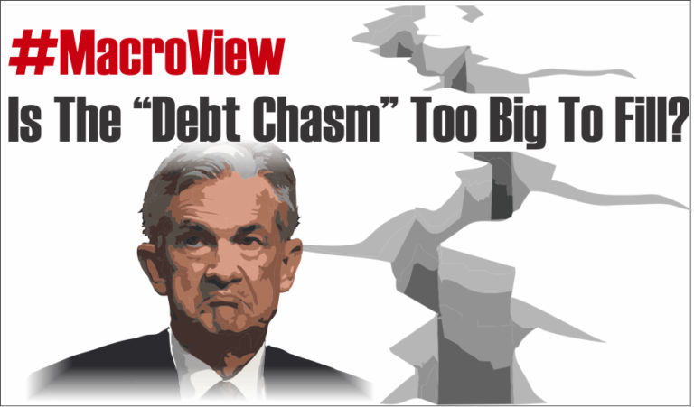 #MacroView: Is The “Debt Chasm” Too Big For The Fed To Fill?