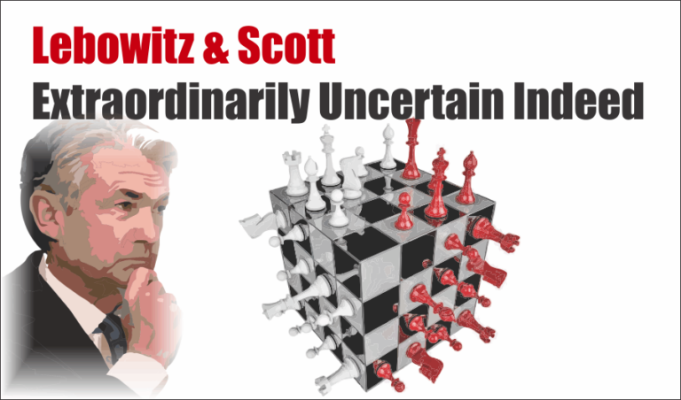 Extraordinarily Uncertain Indeed