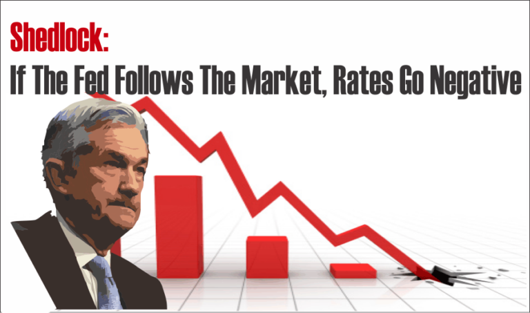 Shedlock: If The Fed Follows The Market, Rates Go Negative