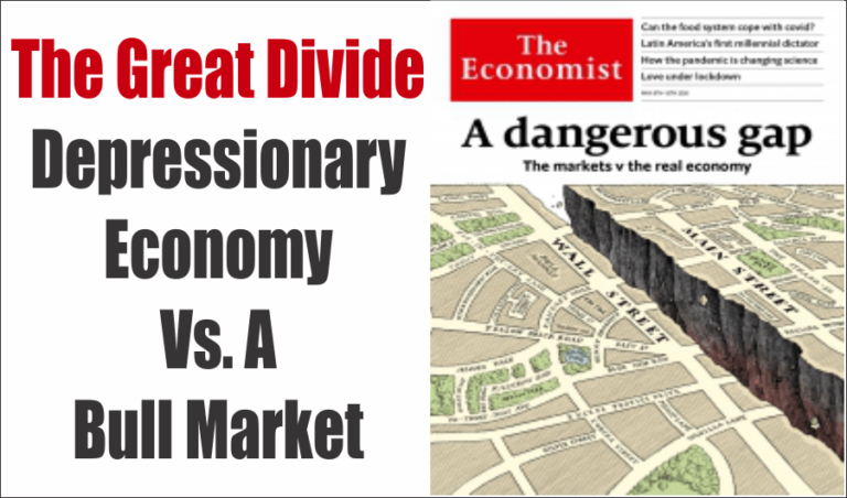 The Great Divide: Depressionary Economy Vs. A Bull Market