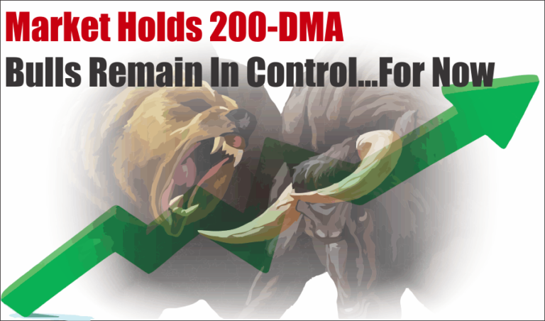 Market Holds 200-DMA, Bulls Remain In Control…For Now