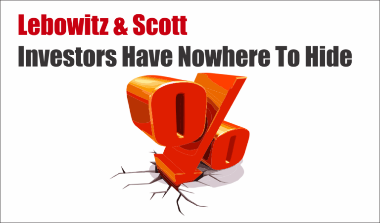 As Yields Approach The Zero Bound – There Is Nowhere To Hide