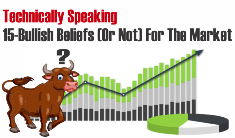 Technically Speaking: 15-Bullish Beliefs (Or Not) For The Market