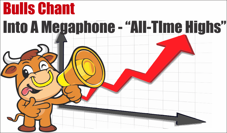 Bull Megaphone, Bulls Chant Into A Megaphone &#8211; &#8220;All-Time Highs&#8221; 08-08-20