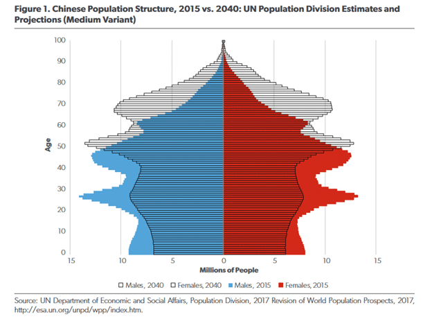 china population scenario demographic soft landing