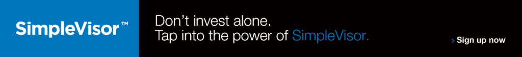 Ad for SimpleVisor, the do-it-yourself investing tool by RIA Advisors. Don't invest alone. Tap into the power of SimpleVisor. Click to sign up now.