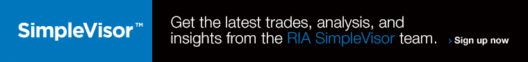 Ad for SimpleVisor, the do-it-yourself investing tool by RIA Advisors. Get the latest trades, analysis, and insights from the RIA SimpleVisor team. Click to sign up now.