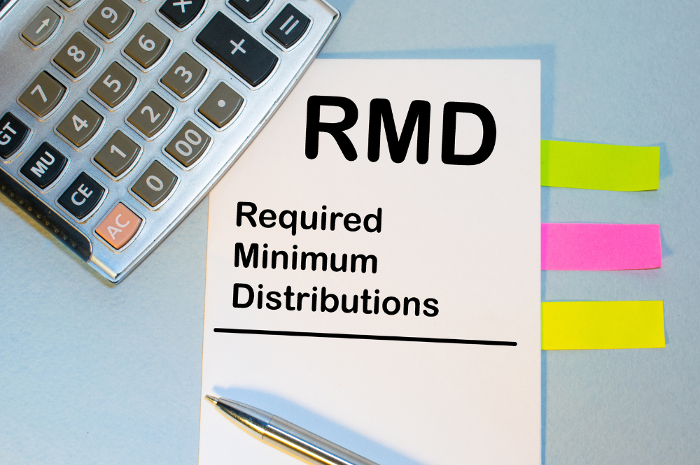 Visual representation of required minimum distributions (RMD) highlighting their importance in retirement planning and taxation.