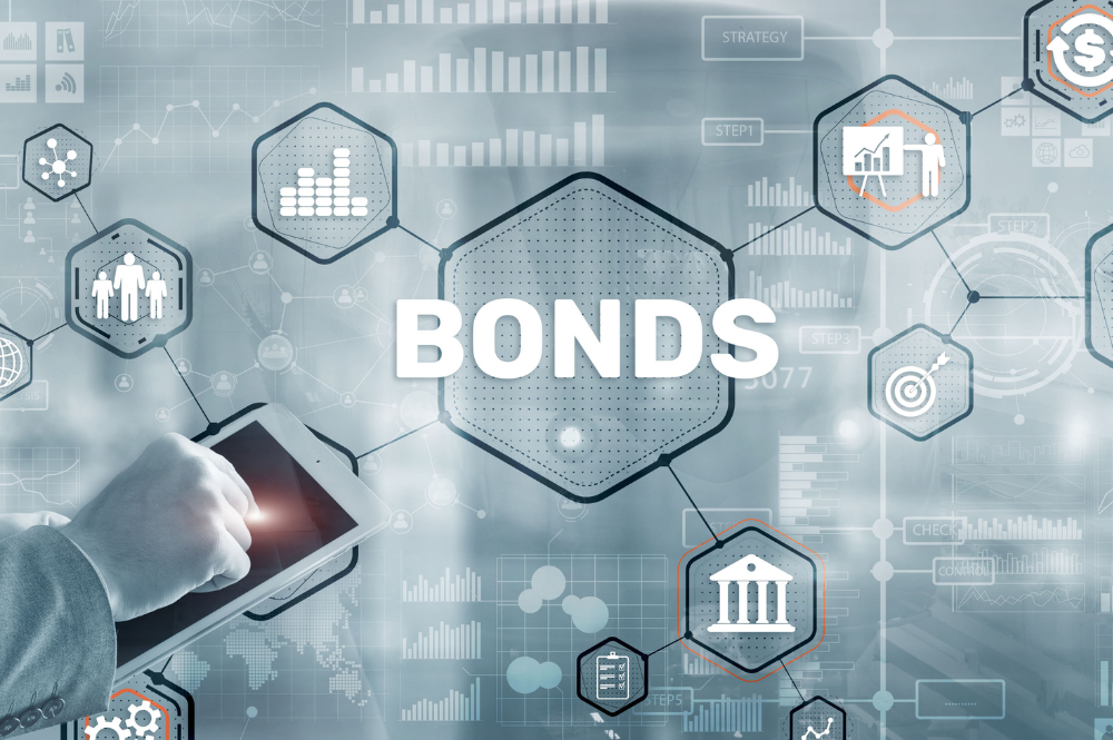 A visual representation of bonds as a strategy for diversifying an investment portfolio.