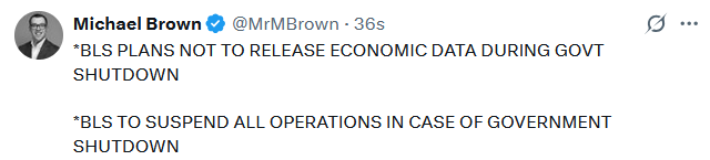 government shutdown bls
