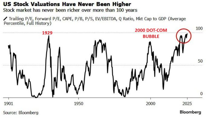 Stock market valuations