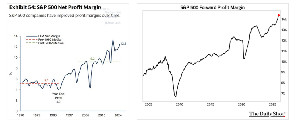 Corporate profit margin expectations.