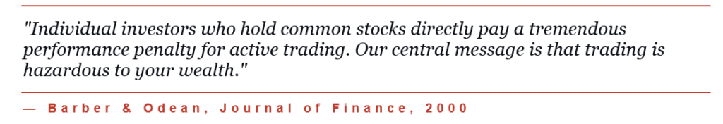 Why Retail Traders Consistently Underperform Over Time