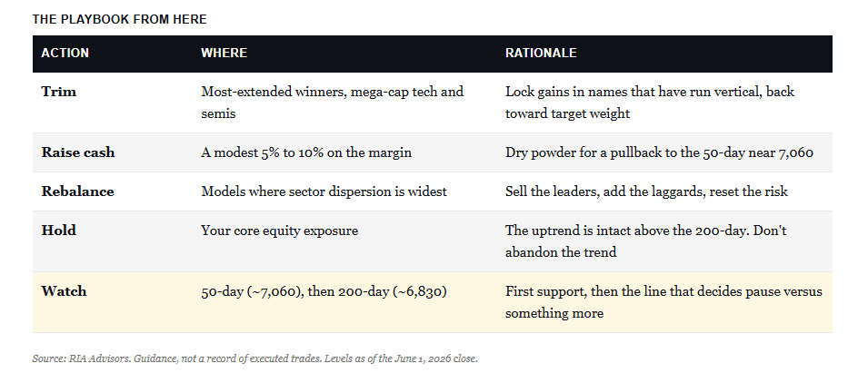 Investor action playbook