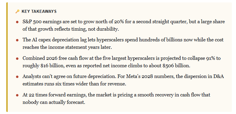 AI Capex Depreciation Risk Is The Catch To Record Earnings