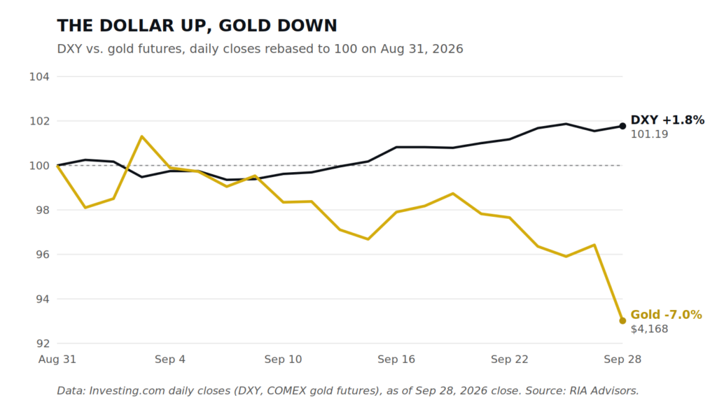 Dollar vs Gold